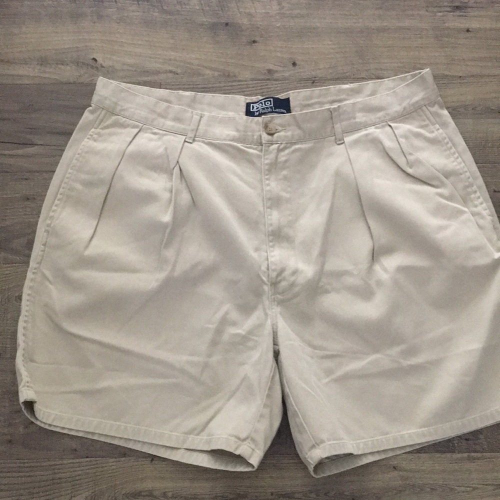 Polo Ralph Lauren Vtg retro Khaki Chino shorts 38